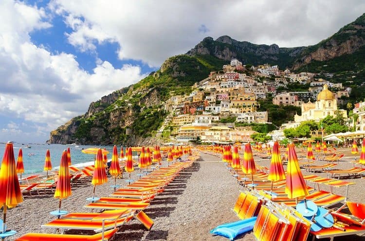 Positano beach