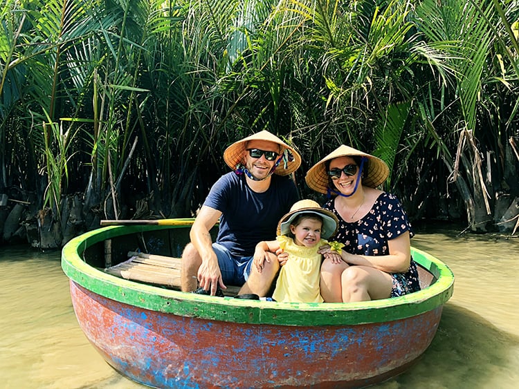 Hoi An Coconut Basket Boat