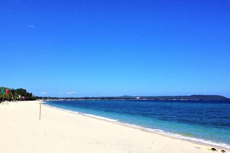 Laiya beach in Batangas