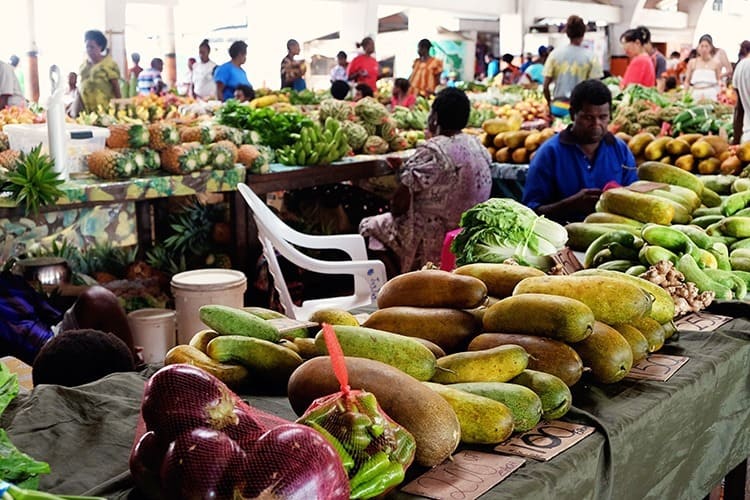 Port Vila Markets in Efate, Vanuatu