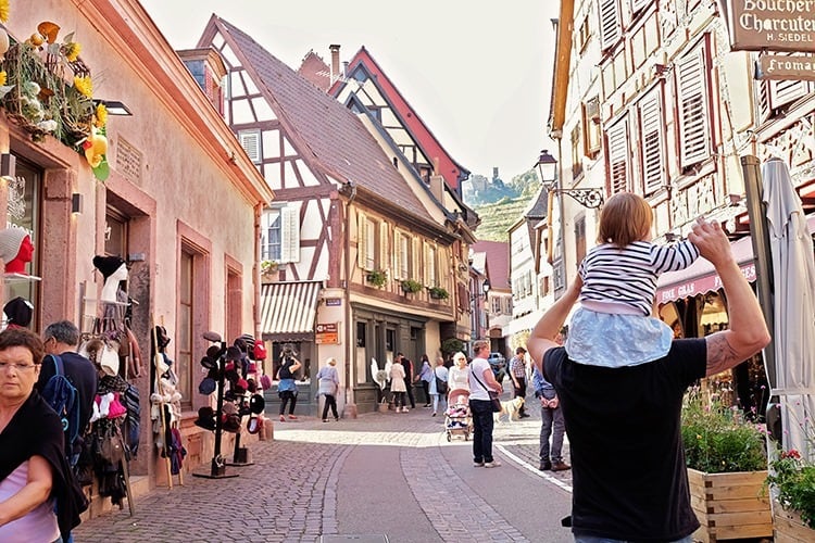 Ribeauvillé Old Town, Alsace, France