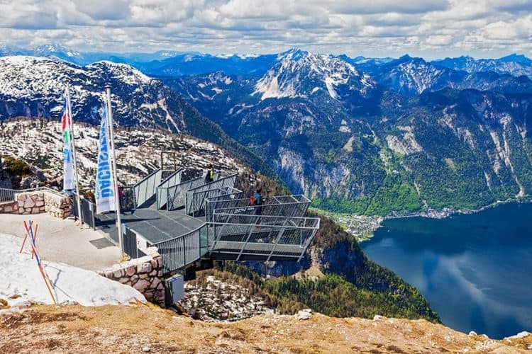 5 Finger Dachstein Mountains in Austria