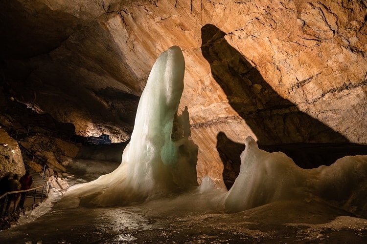 Dachstein Ice caves near Hallstatt Austria 