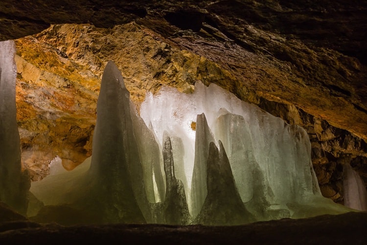 Dachstein Ice Caves near Hallstatt in Dachstein Mountains Austria