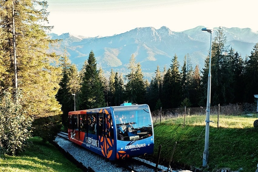 Gubalowka Zakopane Poland, Fenicular at Mount Gubalowka
