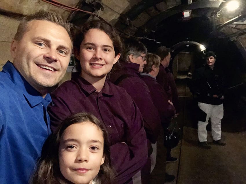 Enjoying a Salt Mines tour - Hallstatt Austria