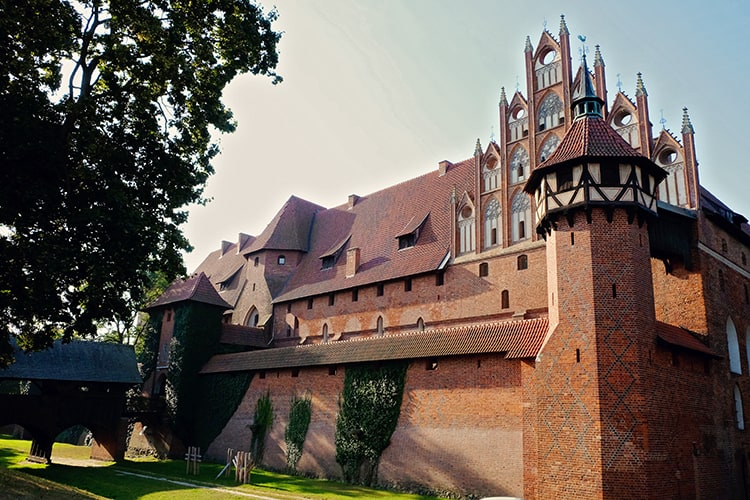 Malbork castle in Poland