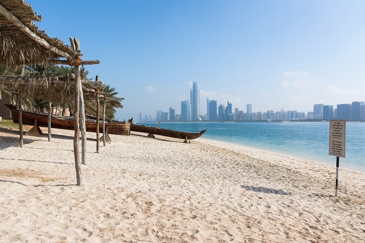 Abu Dhabi Corniche Beach with Kids