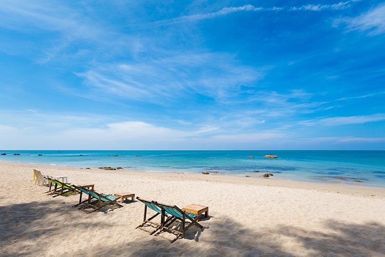 Landscape of Koh Lanta Klong Nin beach