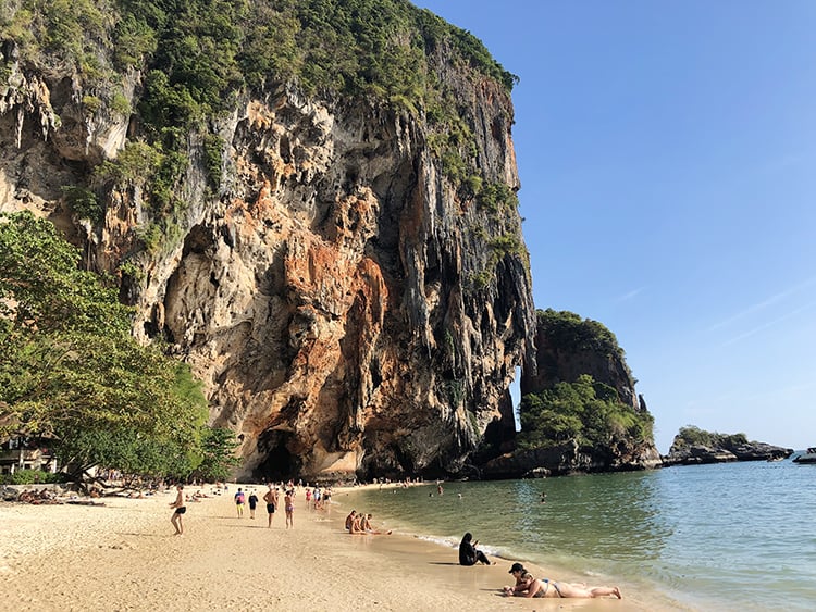 Krabi beaches - Prah Nang Cave Beach