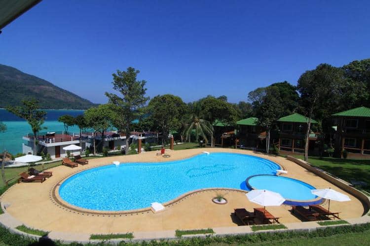 Mountain Resort Best Budget Hotel Koh Lipe Pool