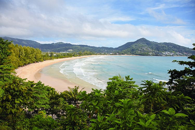 Tropical ocean with the beach - Thailand, Phuket, Kamala