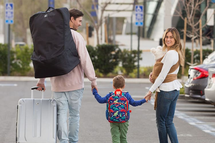 cart for car seat airport