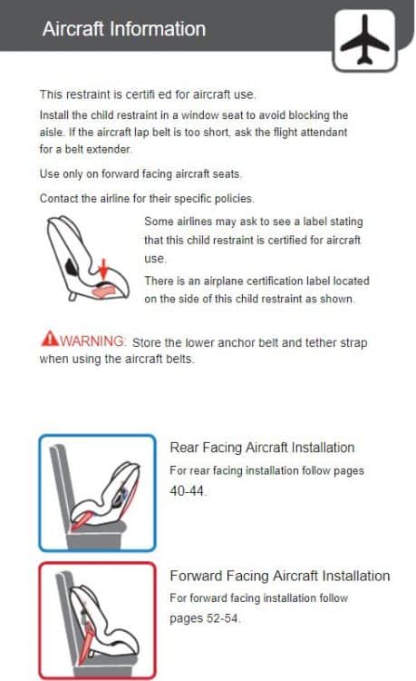 FAA Approved Car Seats & Airline Approved Car Seats 2024 • Flying With A  Baby - Family Travel