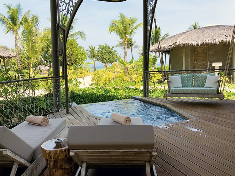 Private Plunge Pool on Double Story Treehouse Villas