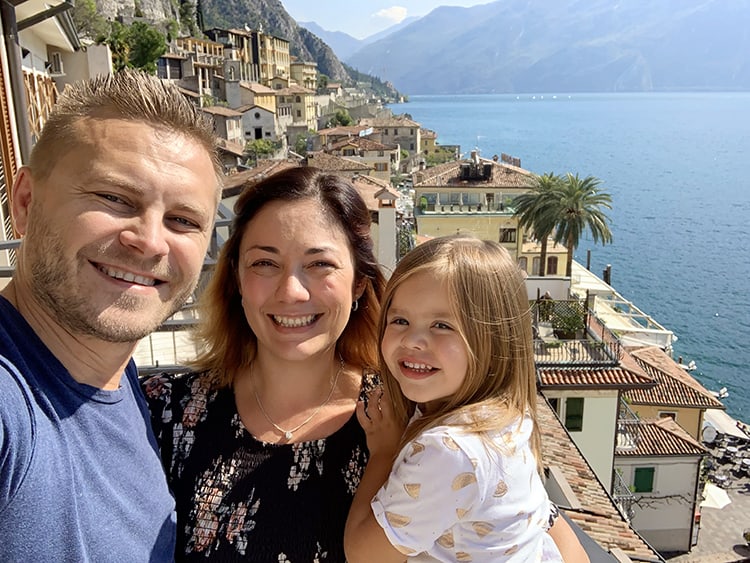 Views over Limone sul Garda - Lake Garda with Kids