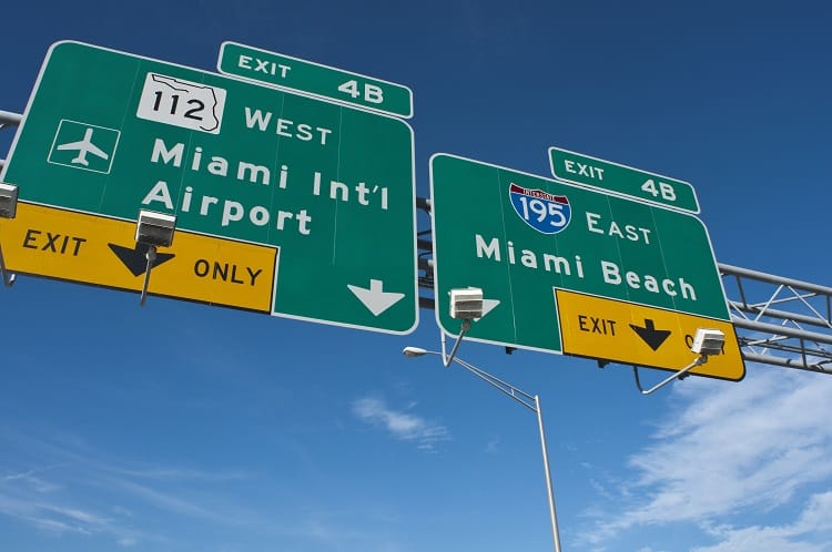 Miami International Airport - Road to the Airport