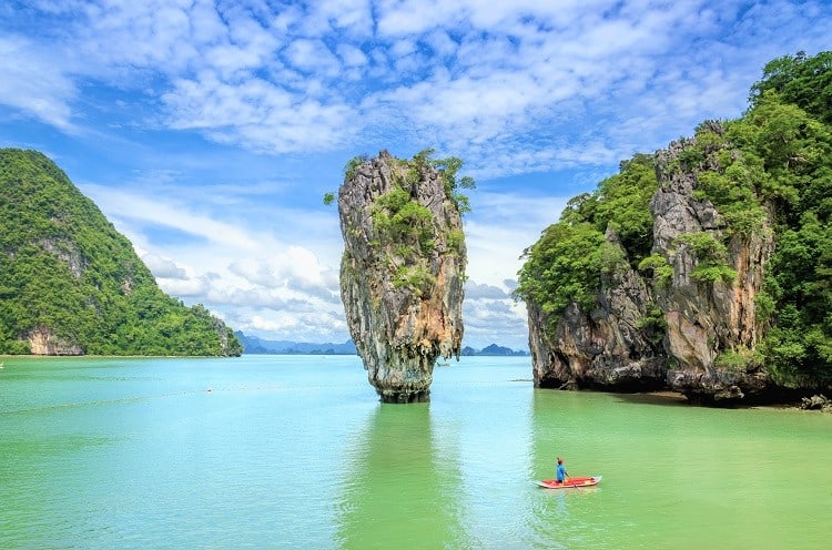 Go Cannoeing around the James Bond Island in Thailand