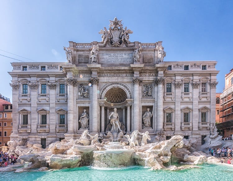 Trevi Fountain Rome - Rome Weekend Itinerary