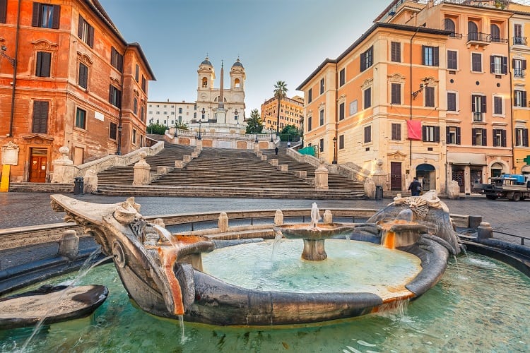 Weekend itinerary for Rome - Spanish Steps