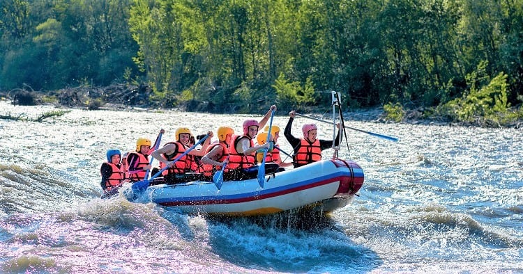 What to do in Phuket Thailand - River Water Rafting