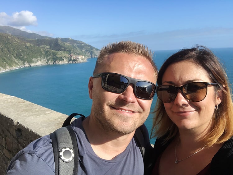 Coastal views from Corniglia Italy