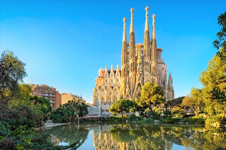 Sagrada Familia in Barcelona, Spain