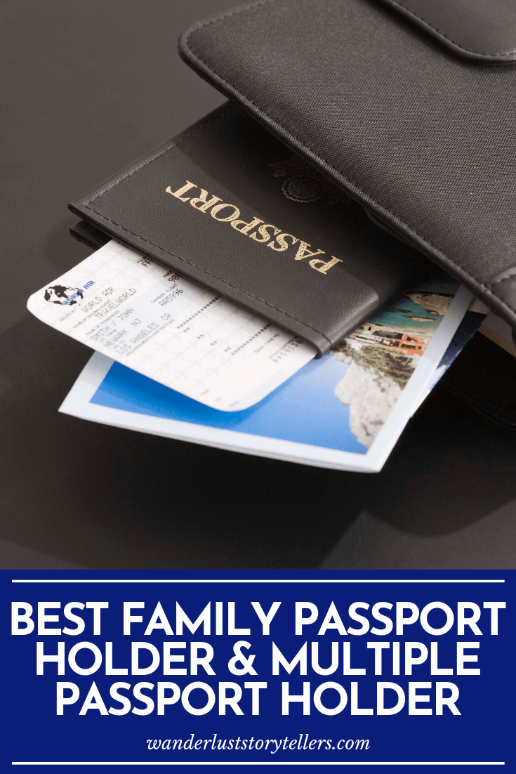 Family Passport Holder for 5 - Multiple Passport