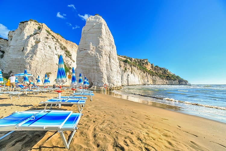 Beach in Gargano - Road Trip in Puglia by Car