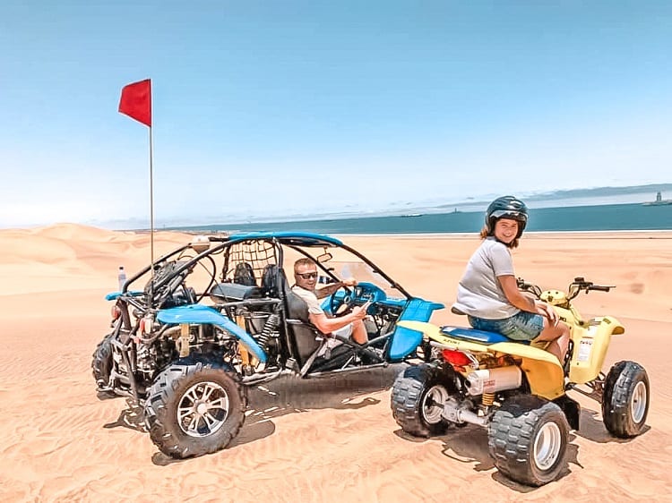 Daredevil Adventure with Kids in Swakopmund - Dune Buggies in Namibia