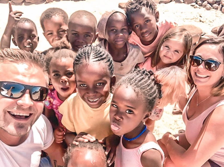 Locals in Namibia