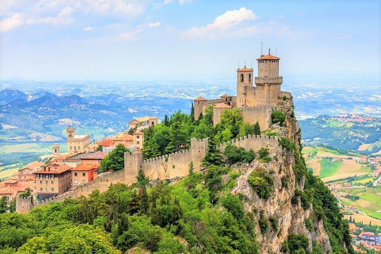 San Marino on your Italy Northern Itinerary