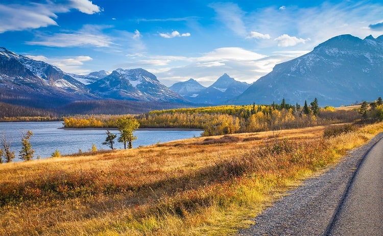 Road Trip Sun Road in Glacier National Park Montana U.S.