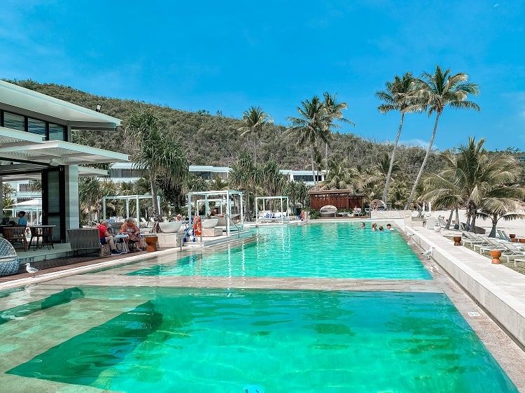 Intercontinental Hayman Island Resort - Pool View at Bam Bam Restaurant