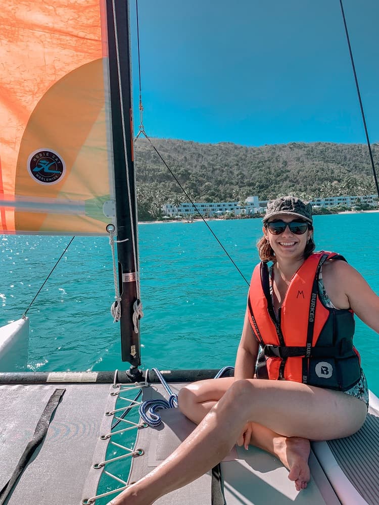 Intercontinental Hayman Island Resort - Sailing in the Bay