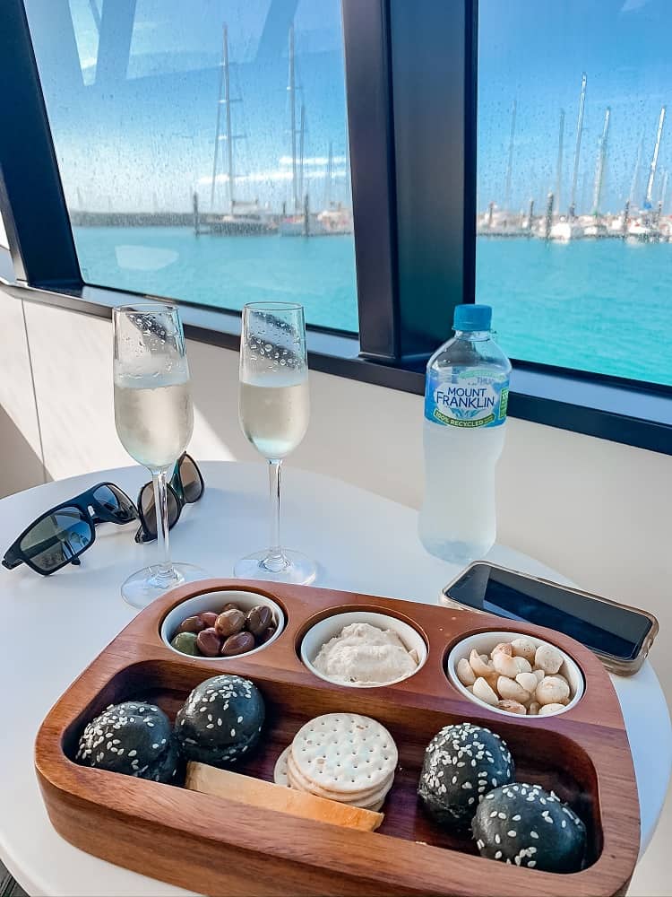 Intercontinental Hayman Island - Snacks and Sparkling Wine