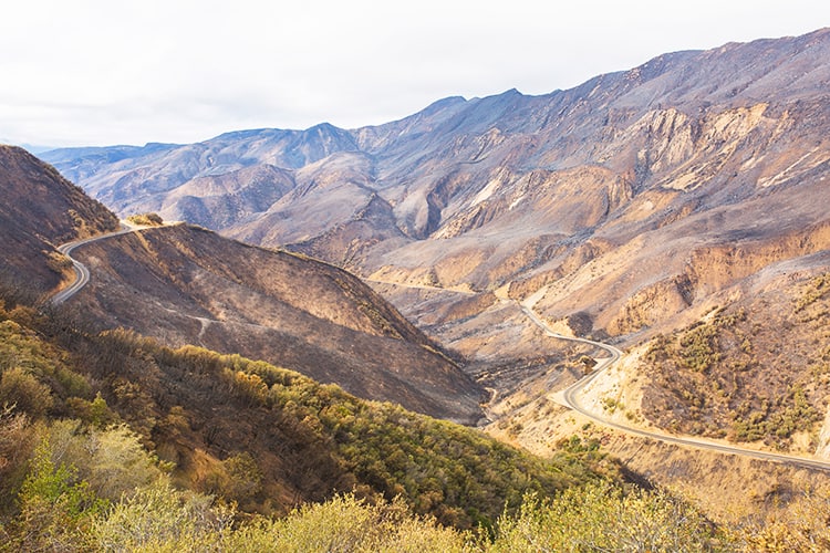 Highway 33 in Ojai California - Top Day Trips from Los Angeles