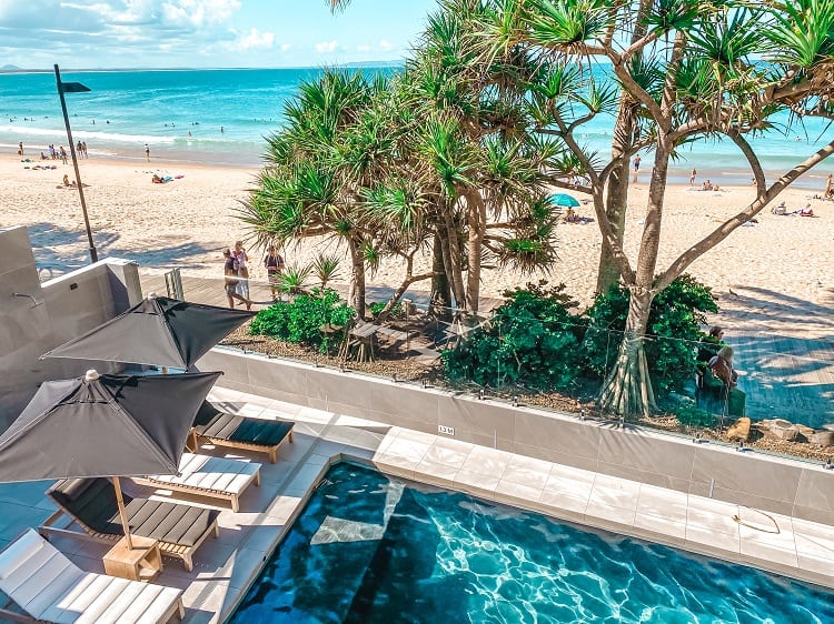 On The Beach Noosa Resort Review - Beachfront Studio Apartment