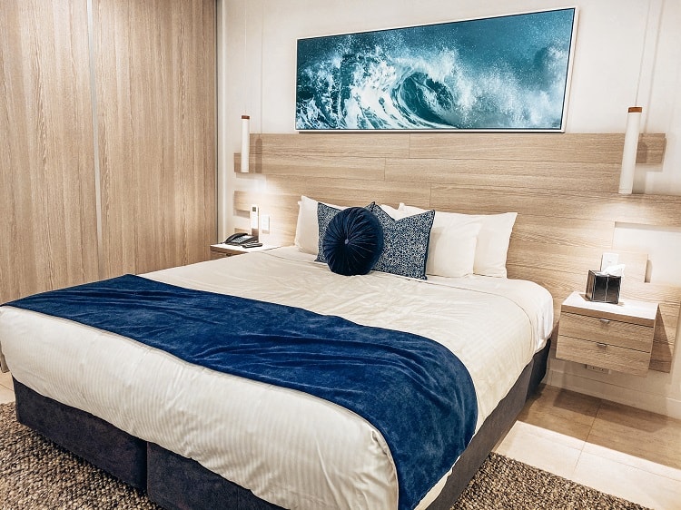 On The Beach Noosa Resort Review - Bedroom