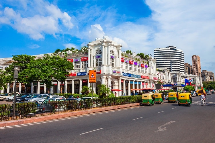 Connaught Place in New Delhi, India