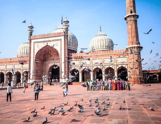 Jama Masjid Mosque, old Delhi, India