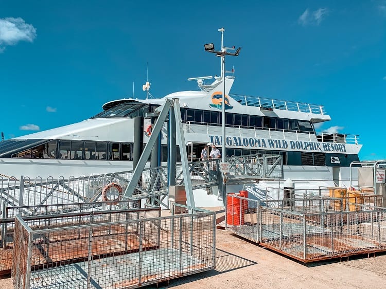 Tangalooma Island Resort Review - Tangalooma Island Ferry Terminal