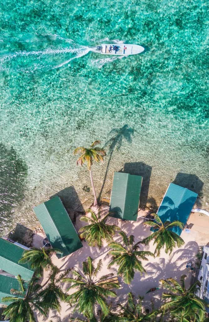 Tobacco Caye Caribbean island in the Belize