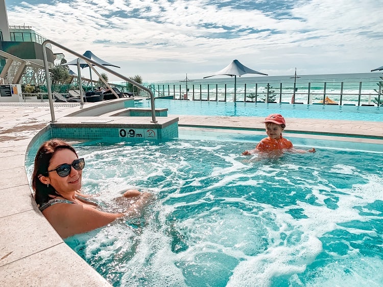 Peppers Soul Surfers Paradise Review - Jacuzzi with a View