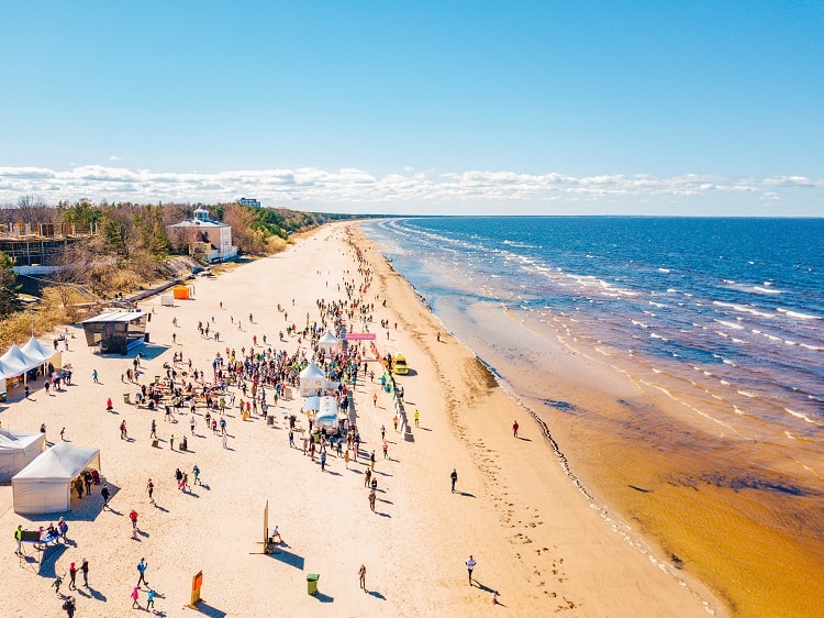 Jurmala Beach in Latvia