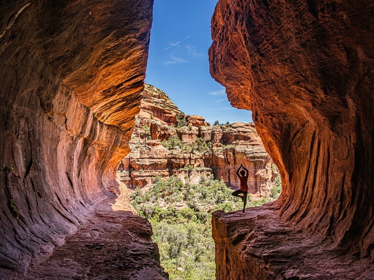 Subway Cave, Boynton Canyon, Sedona, Arizona, U. S. A.