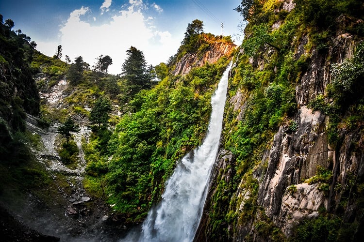 Cham Waterfall in Azad Kashmir