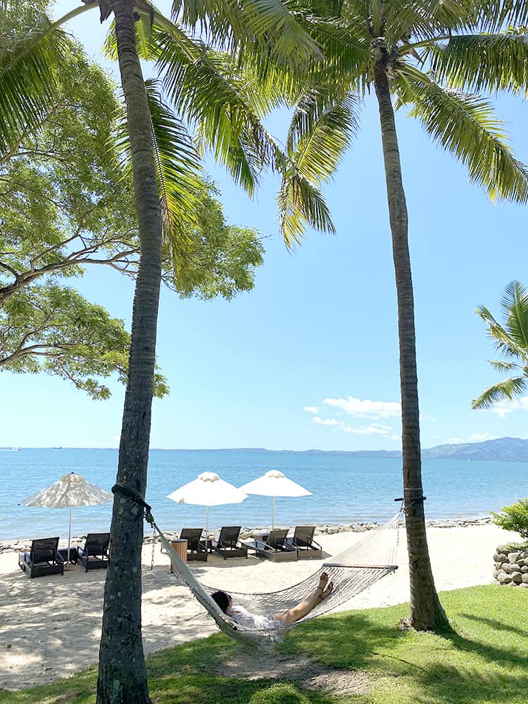 Sofitel Fiji Resort and Spa  Adults-only Waitui Beach Club and Room Review - Hammock Time