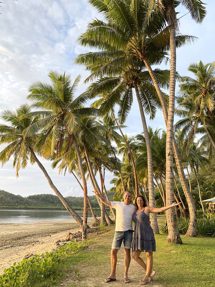 Tropica Island Resort Review - Bure and Palm trees
