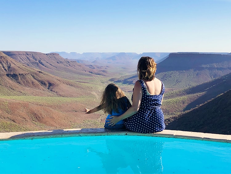 view over Klip River Valley from Grootberg Lodge